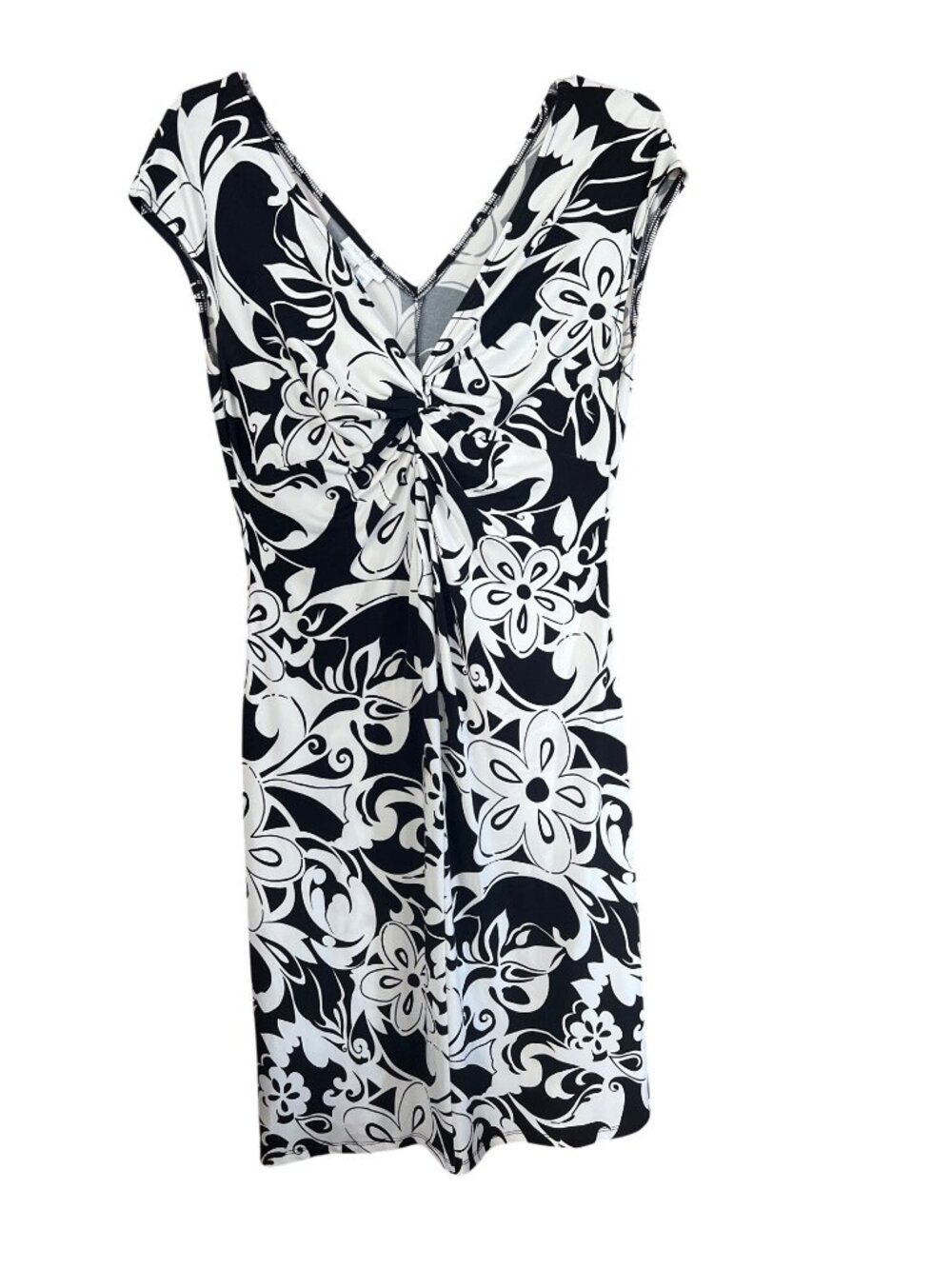 Lot Of 4 Womens Dresses Size 12 Evan Picone Max Studio Floral & Abstract Prints - Picture 11 of 13